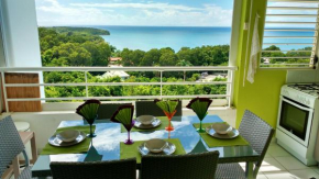 Appartement d'une chambre avec vue sur la mer piscine partagee et balcon amenage a Sainte Anne a 1 km de la plage